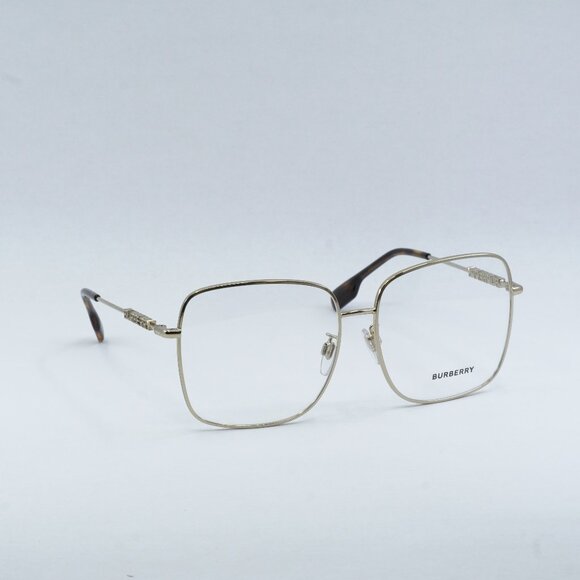 🕶️ New Burberry BE1378D 1109 Eyeglasses - Light Gold Frame 57mm - Picture 1 of 10